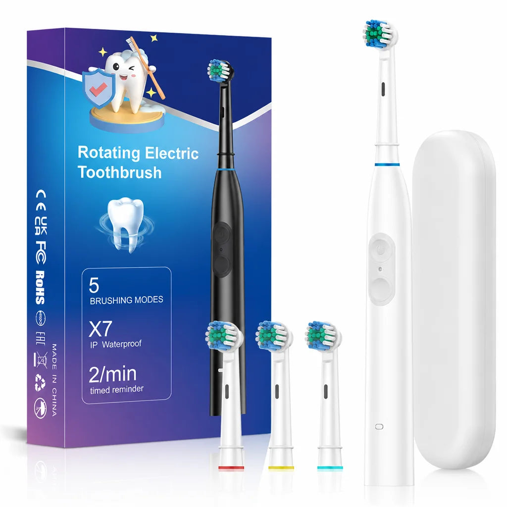 Rechargeable Rotating Electric Toothbrush with 5 Cleaning Modes - 19