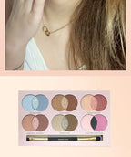 18-Color Vibrant Shimmer Eyeshadow Palette