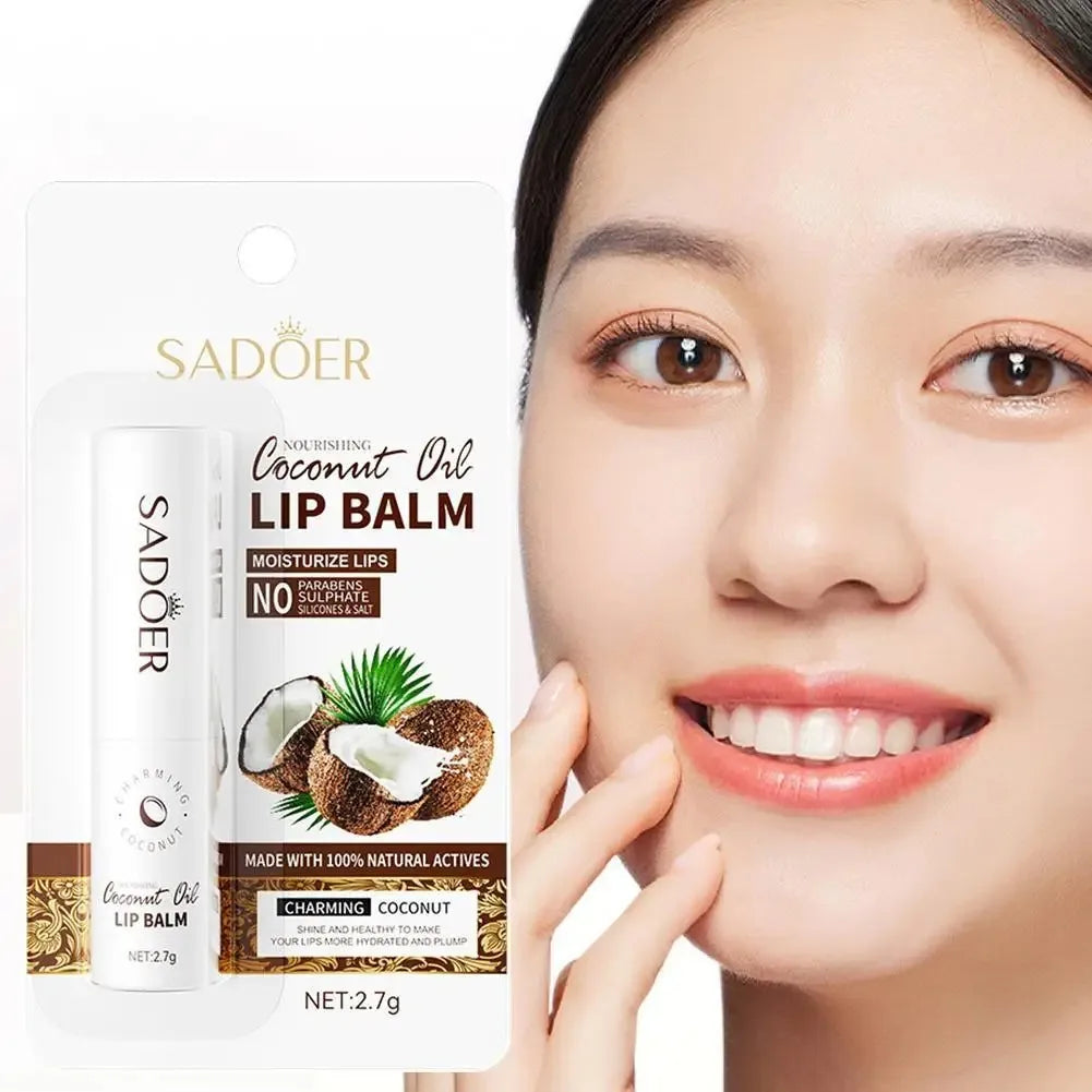 Coconut Moisturizing Lip Balm for Daily Dry Lip Relief