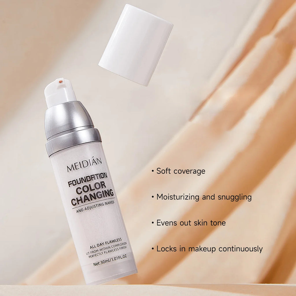 Color-Changing Liquid Foundation for Flawless Skin