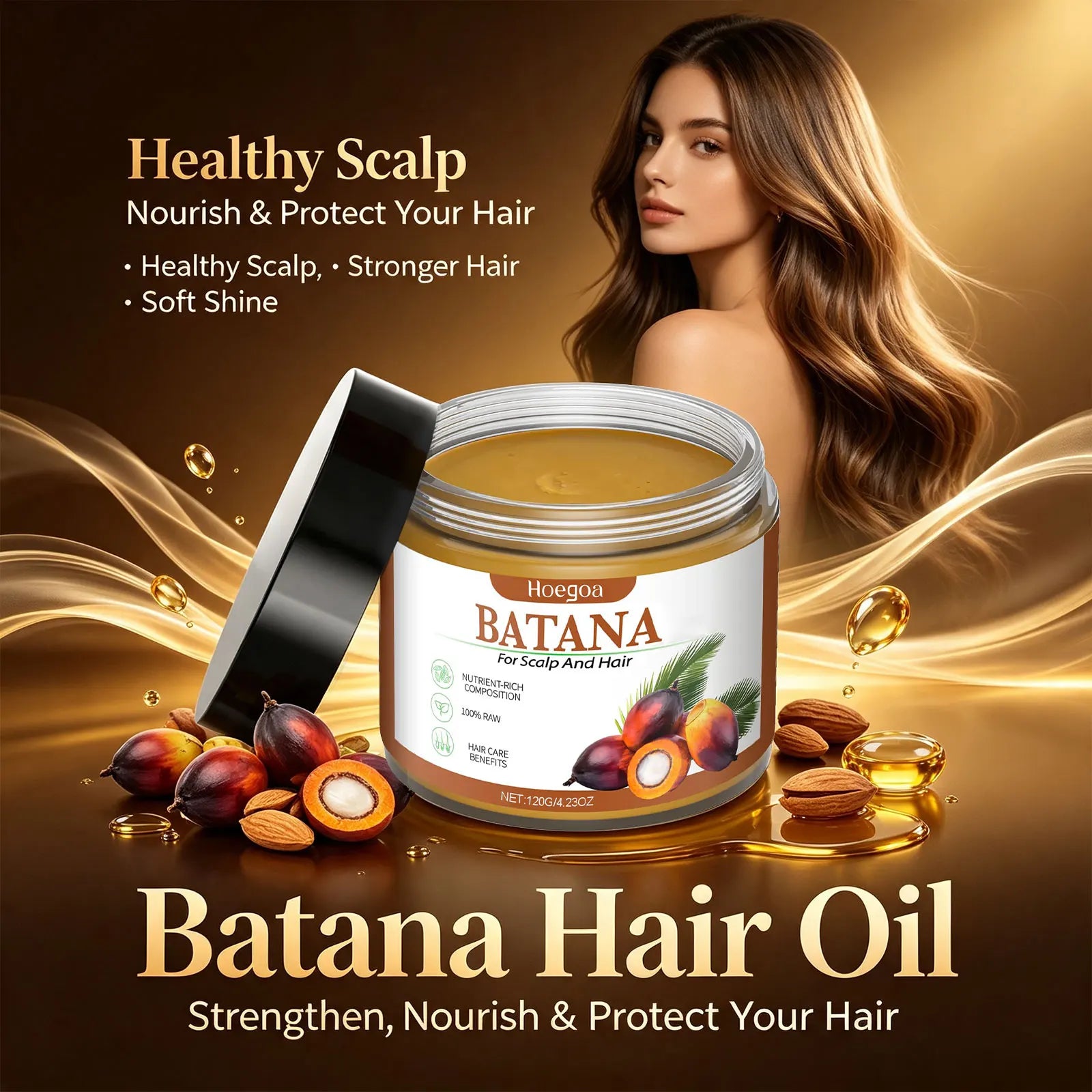 Batana Oil Hair Repair Mask for Damaged Hair - 5