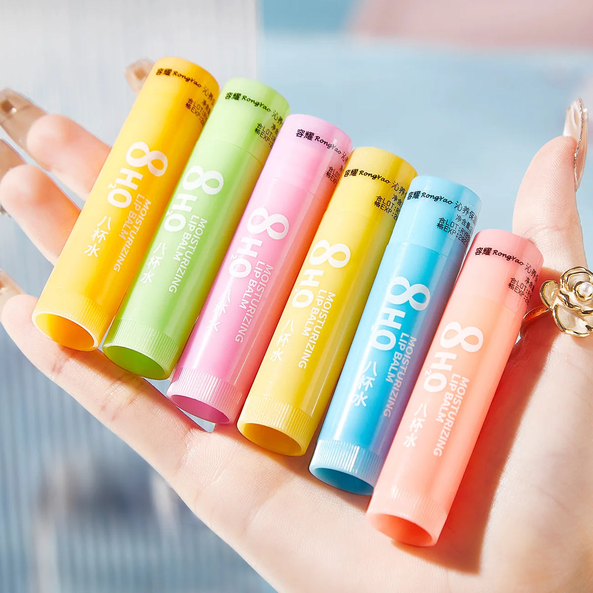 Hydrating Lip Balm Set for Dry and Chapped Lips