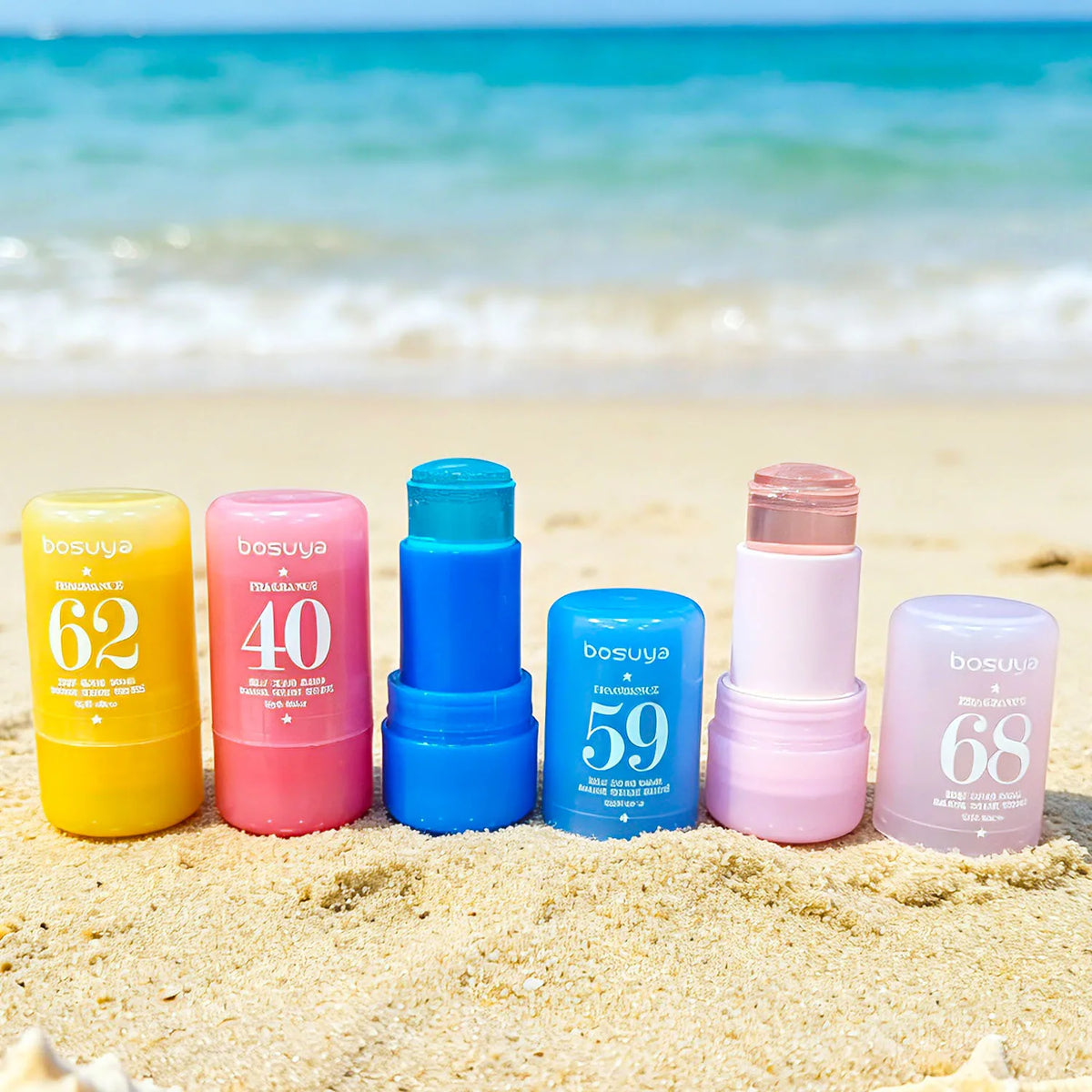 4-Pack Portable Jelly Solid Fragrance Perfume Stick Set