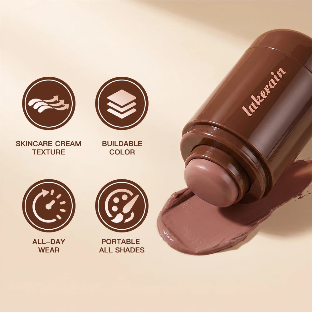 Cream Bronzer Contour Stick for Sculpted Face Makeup