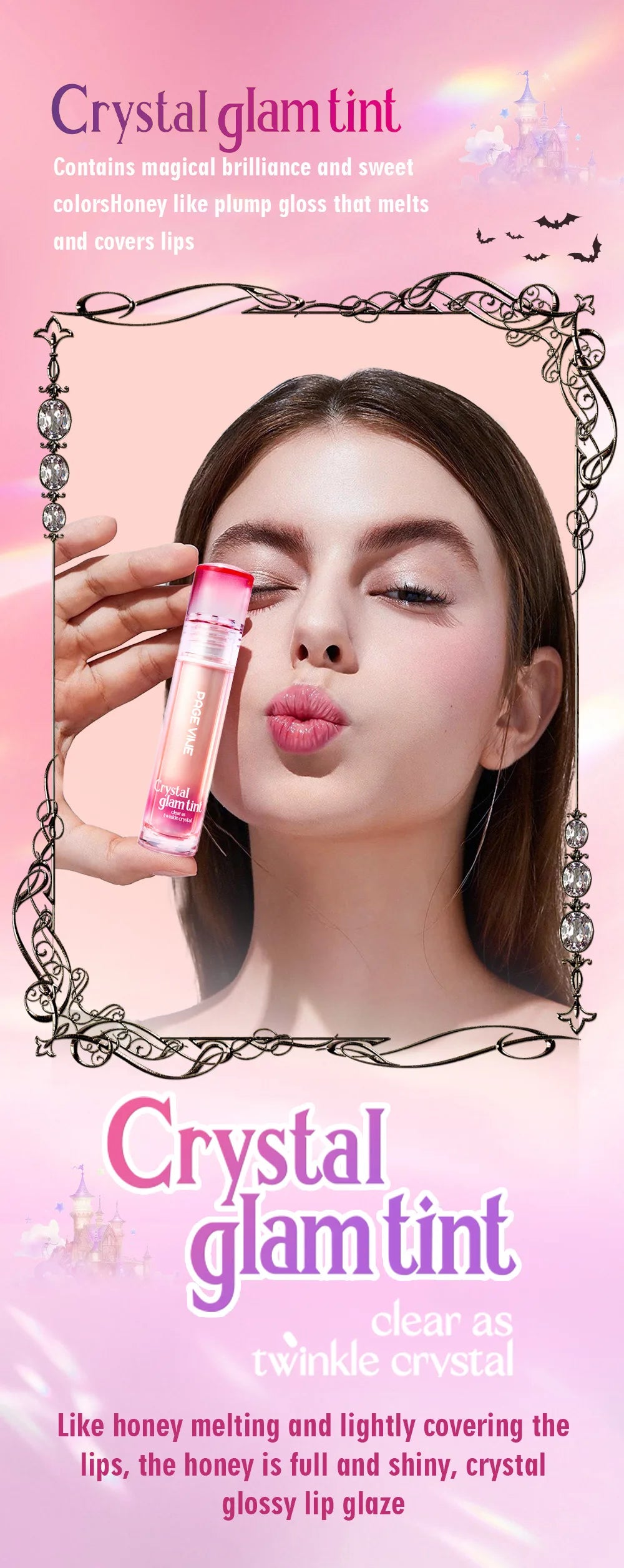 Crystal Charm Tinted Lip Gloss