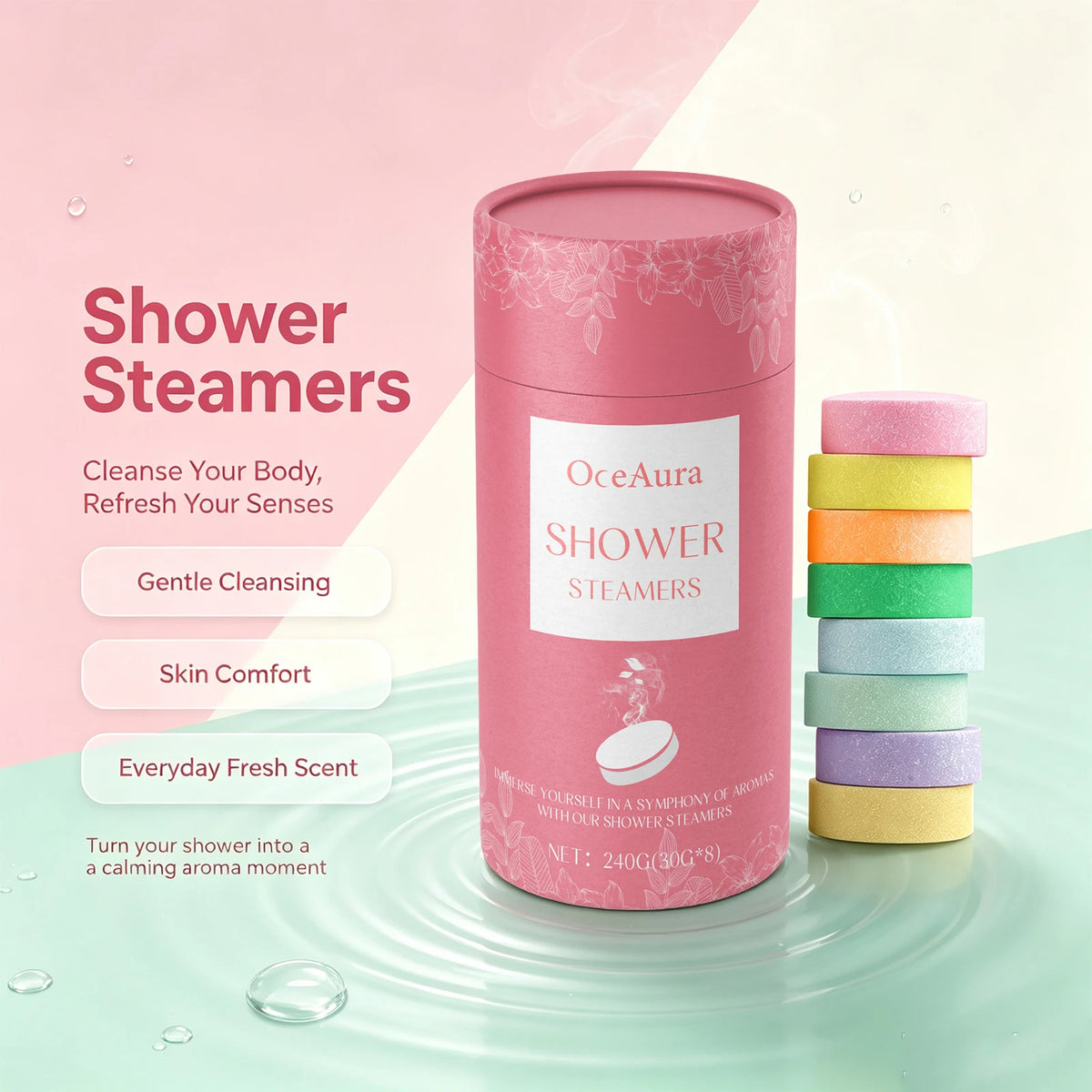 Aromatherapy Shower Steamers for Stress Relief