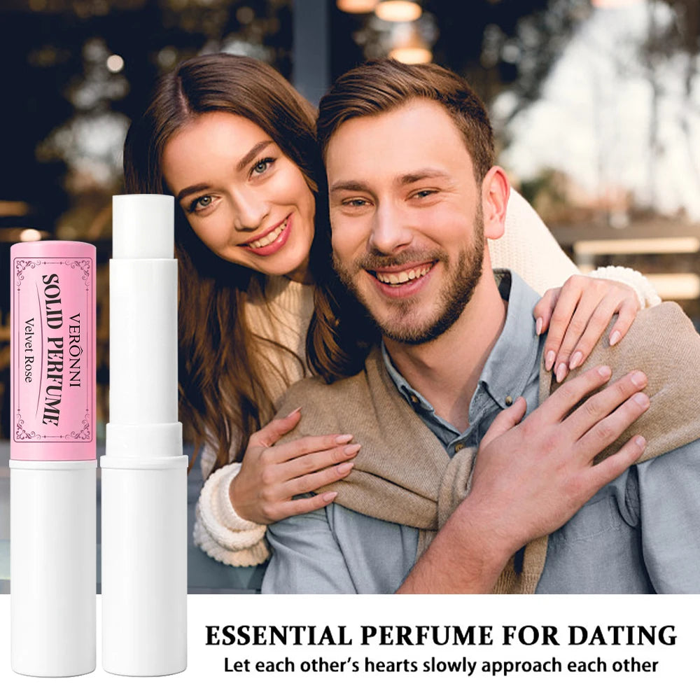 Portable Floral Solid Perfume Stick for Long-Lasting Fragrance