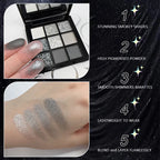 9-Color Smoky Matte and Shimmer Eyeshadow Palette