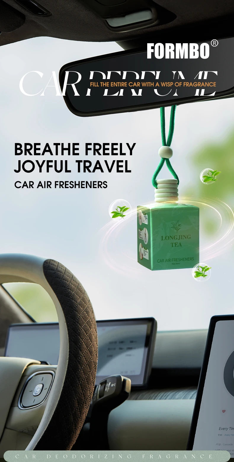 Tea Scented Hanging Car Air Freshener Set
