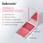 2-in-1 Cream and Powder Face Blush Duo