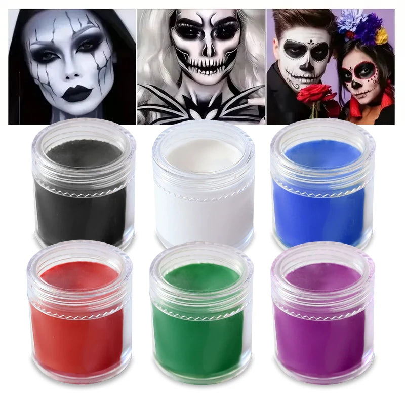 6-Color Professional Face and Body Paint Palette for SFX Makeup