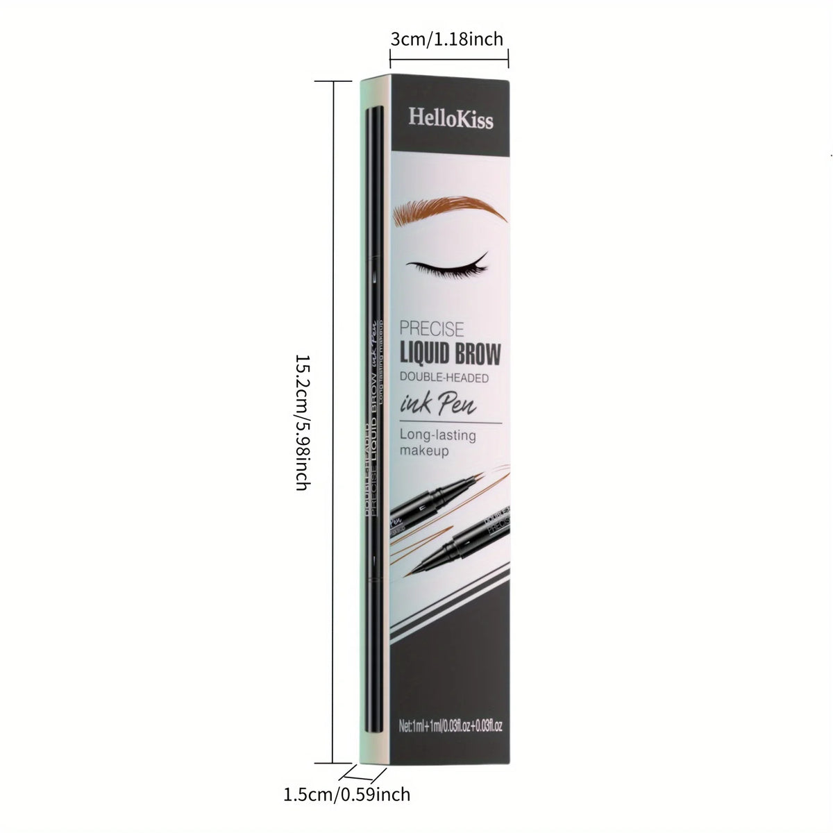 Waterproof Dual-Tip Liquid Eyebrow Pen