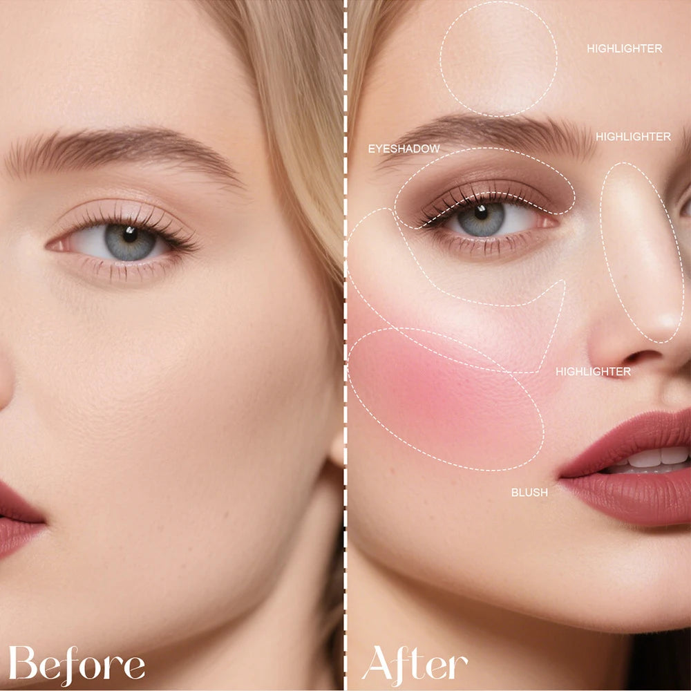All-in-One 9-Color Face and Eye Makeup Palette - 11