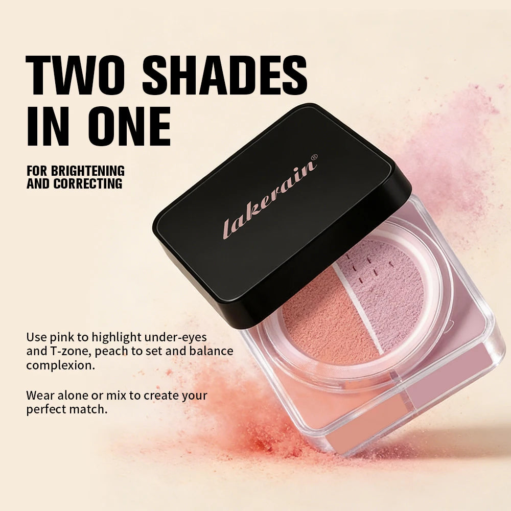 2-in-1 Color Correcting Setting Powder for a Flawless Matte Finish