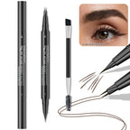 Waterproof Double-Ended Eyebrow Pen for Natural Brows