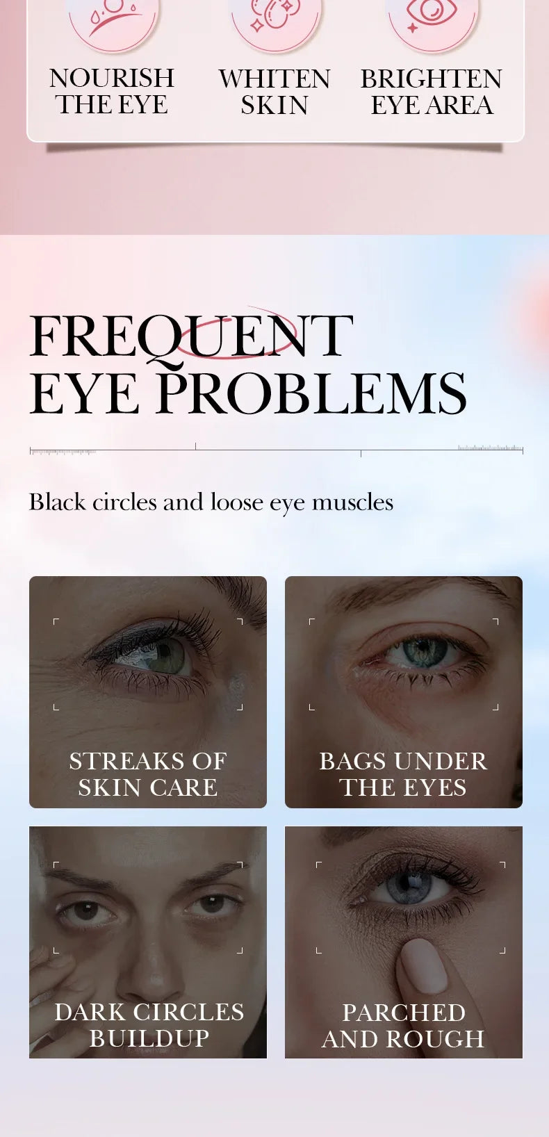 Retinol Anti-Aging Roll-On Eye Cream for Dark Circles