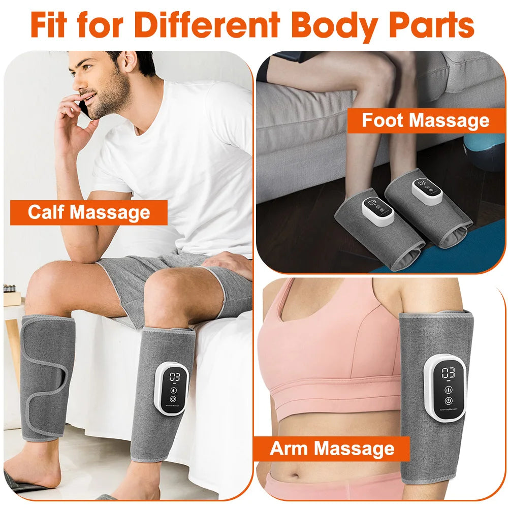 Wireless Air Compression Leg Massager for Circulation