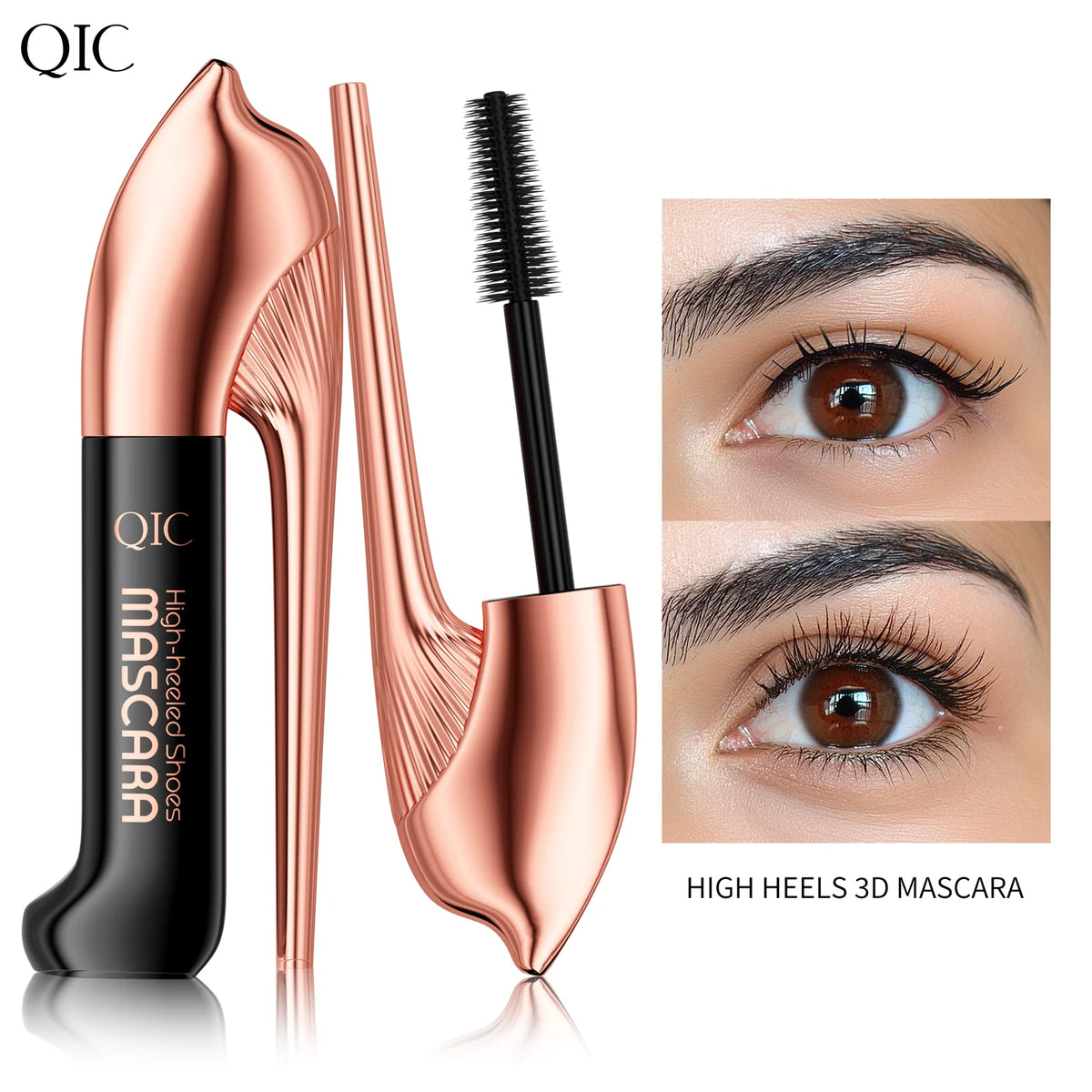 Waterproof High-Heel Design Lengthening Mascara