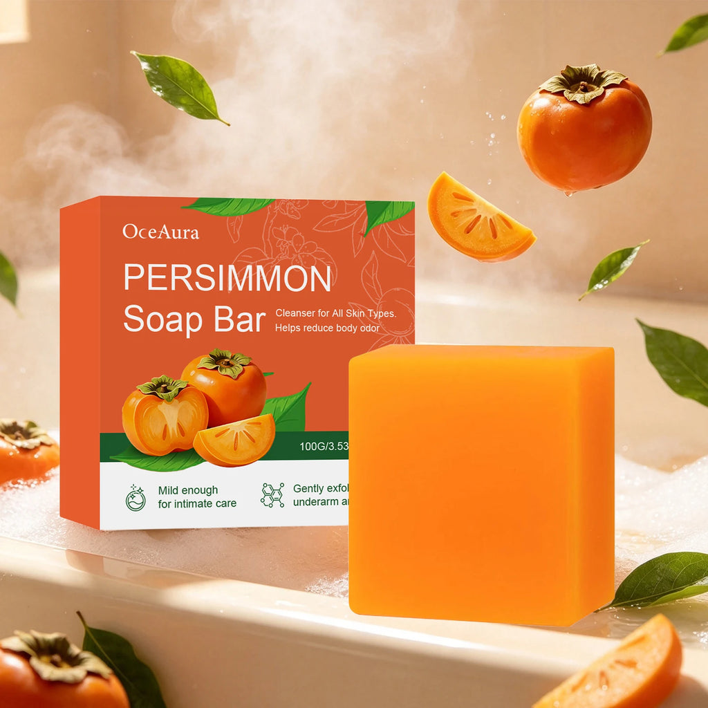 Persimmon Odor-Reducing Exfoliating Soap Bar