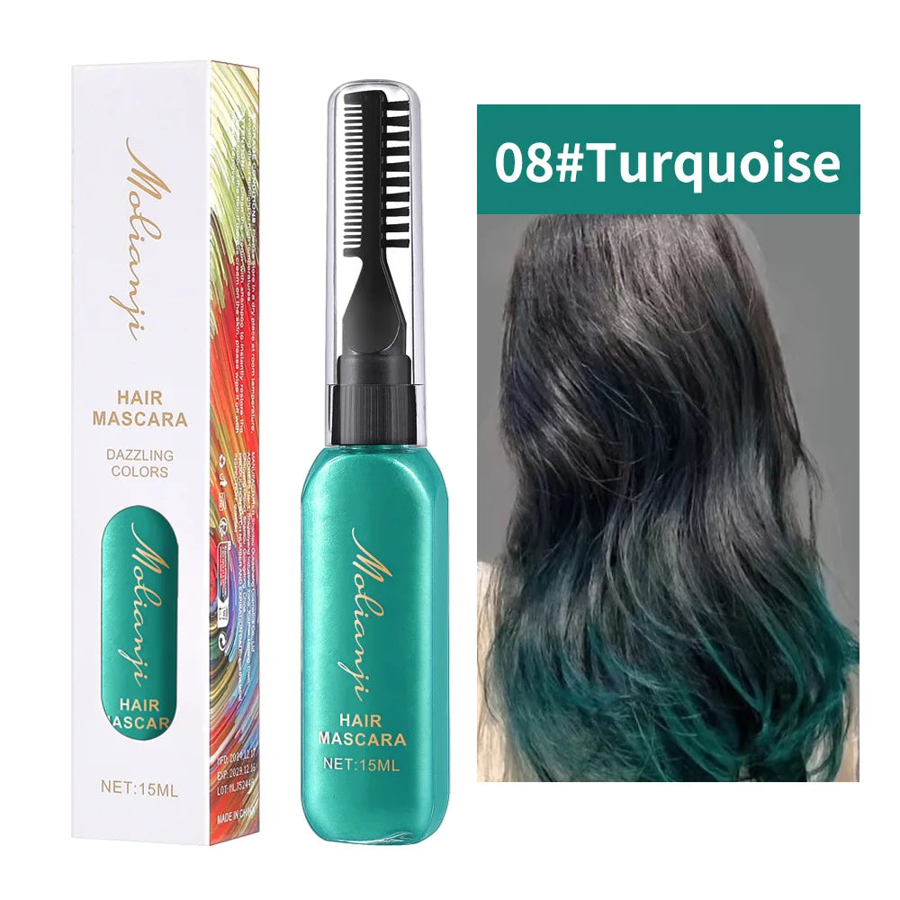 Temporary Washable Hair and Eyelash Color Mascara