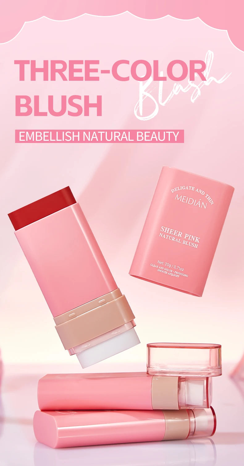 Natural Blendable Cream Blusher Stick
