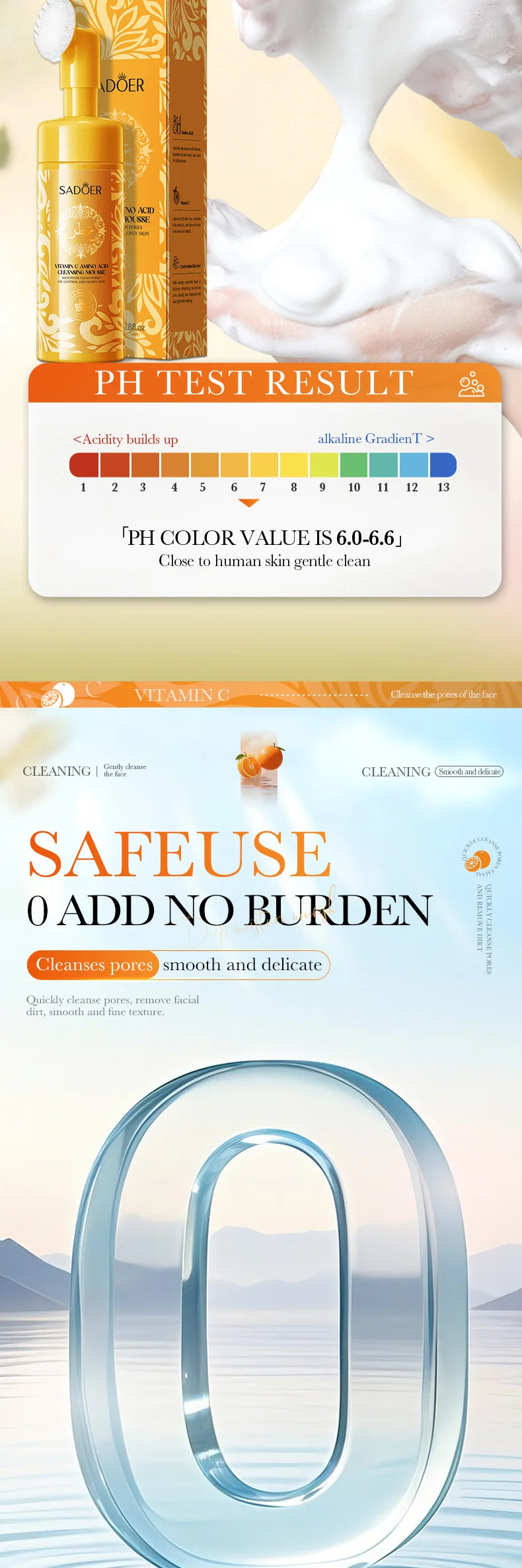 Rose Amino Acid Gentle Facial Cleansing Mousse - 32
