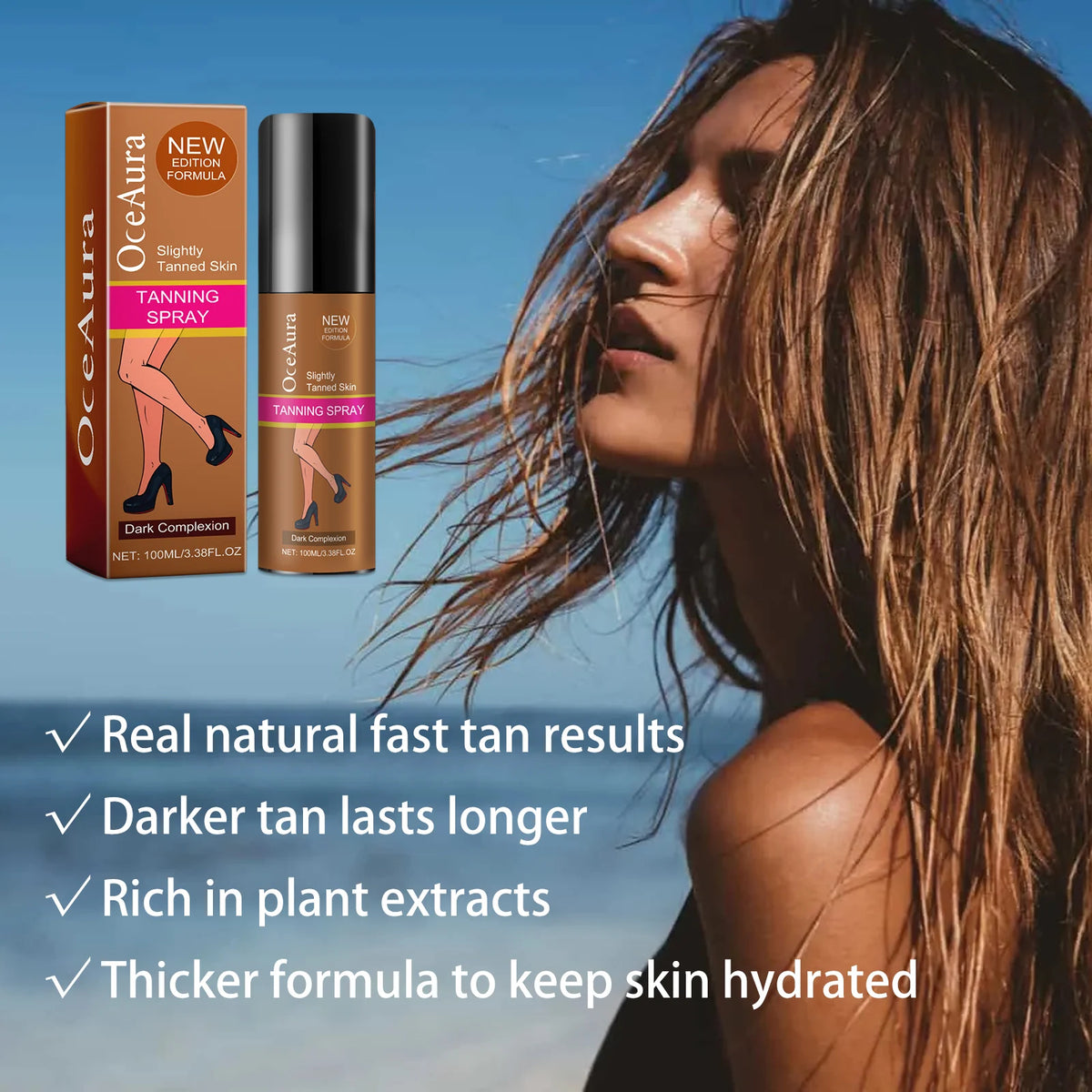 Sunless Self-Tanning Body Spray