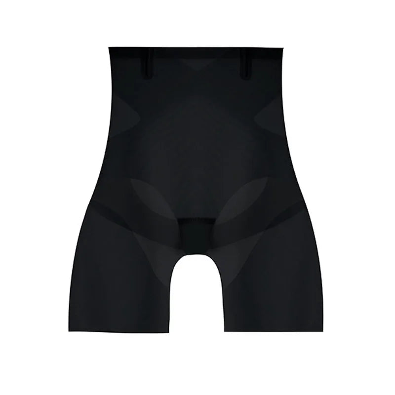 Seamless High-Waisted Ice Silk Shaping Shorts