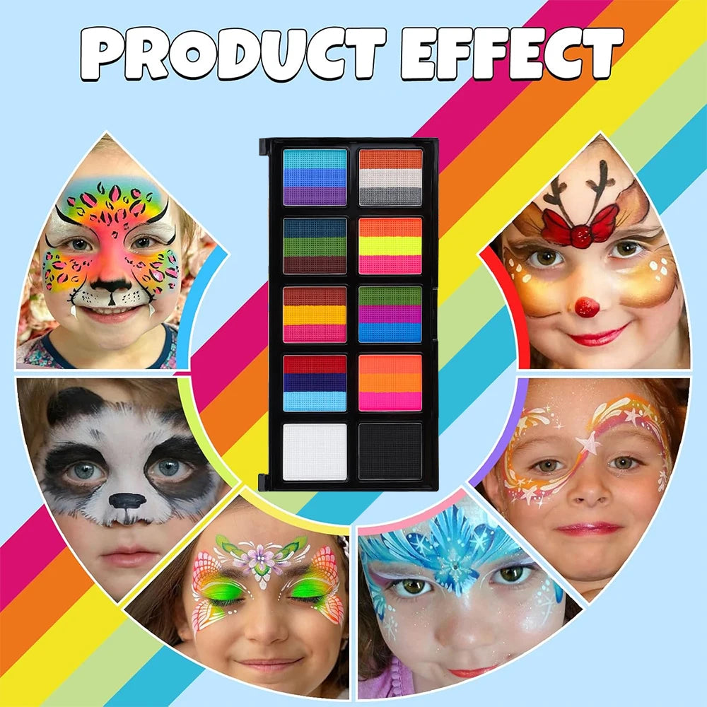 Professional Face and Body Painting Palette Kit for Parties