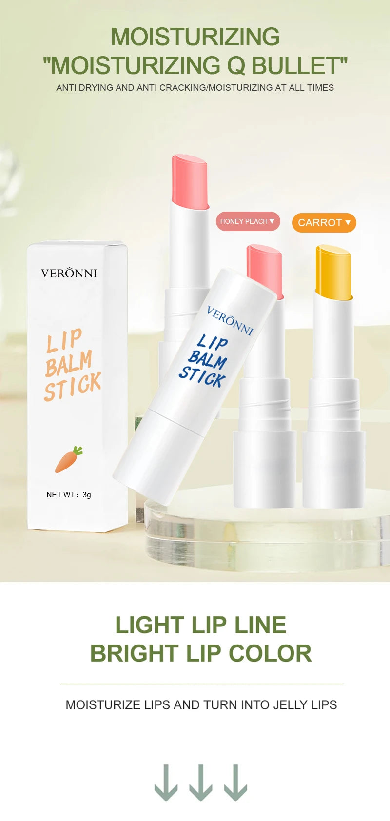 Color-Changing Moisturizing Lip Balm Set