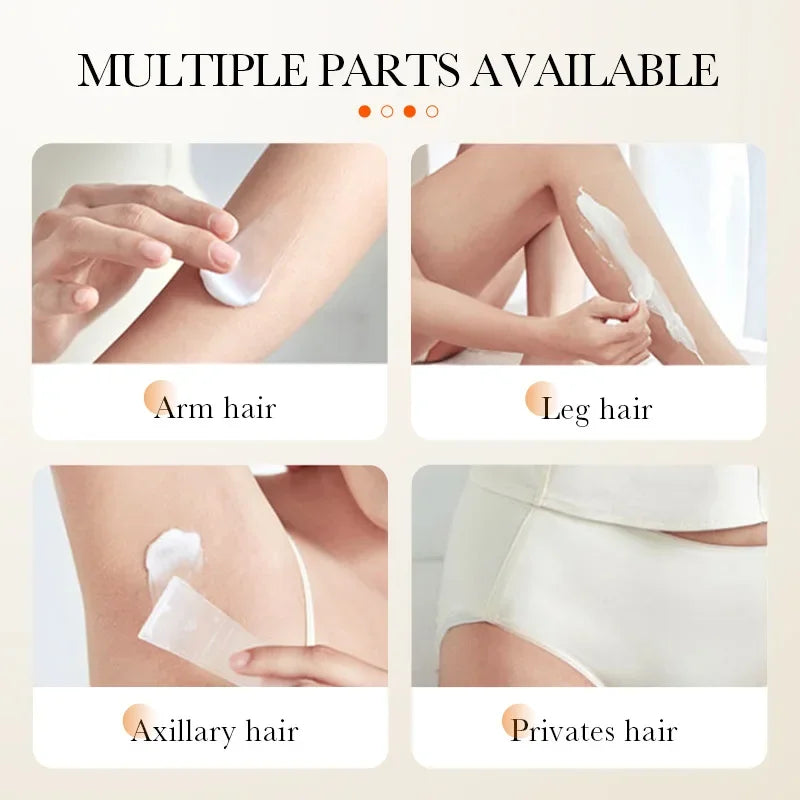 Painless Gentle Hair Removal Cream for Sensitive Skin