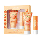 Moisturizing Peach Hand Cream and Lip Balm Set