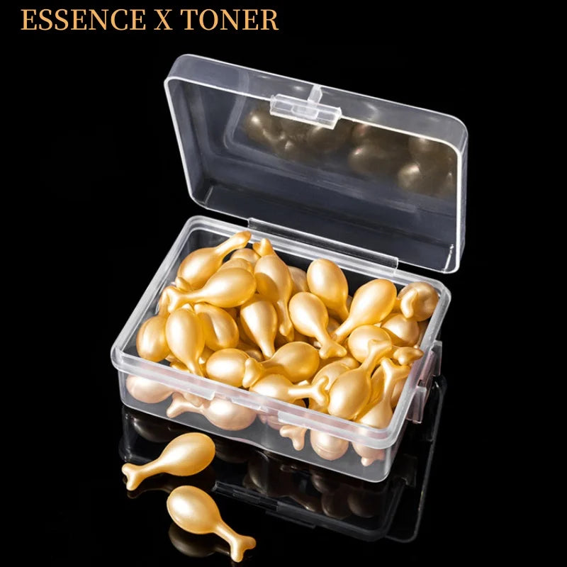 Fullerene Oligopeptide Moisturizing Facial Serum Capsules