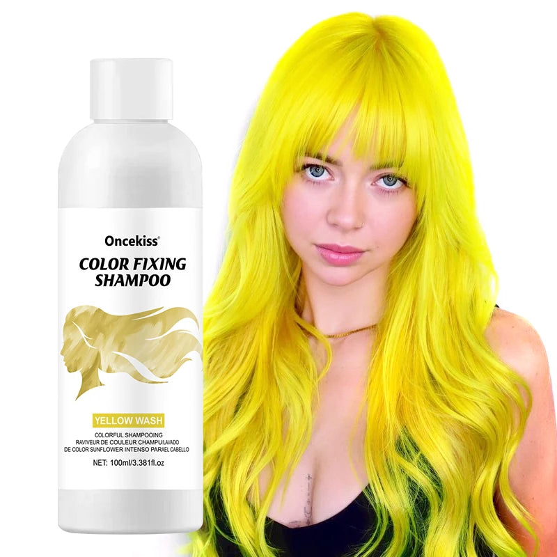 Semi-Permanent Color Depositing Hair Dye Shampoo