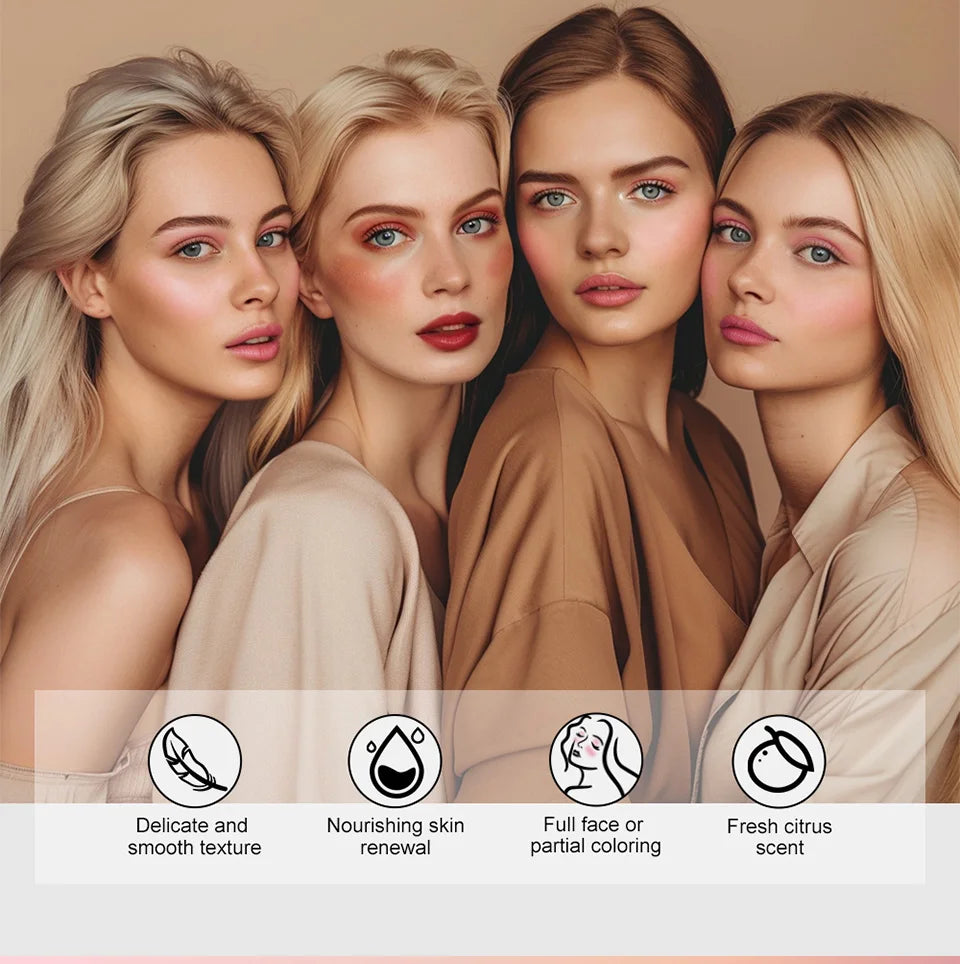 Multi-Purpose Cream Blush and Tint for Face and Lips