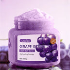 Grape Exfoliating Bath Salt Scrub for Smooth Glowing Skin
