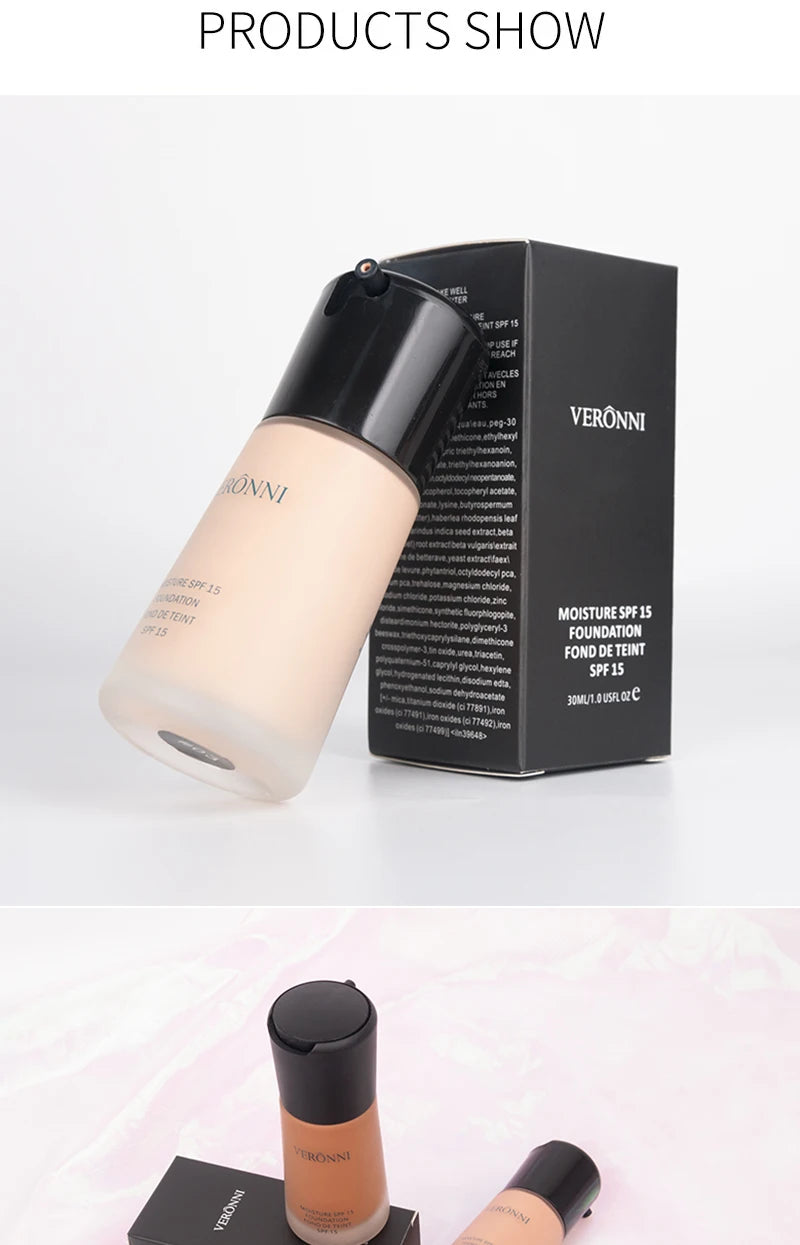 Full Coverage Moisturizing Foundation for Flawless Skin - 14