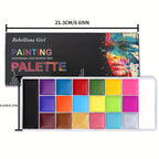 20-Color Professional Face and Body Paint Palette for Parties