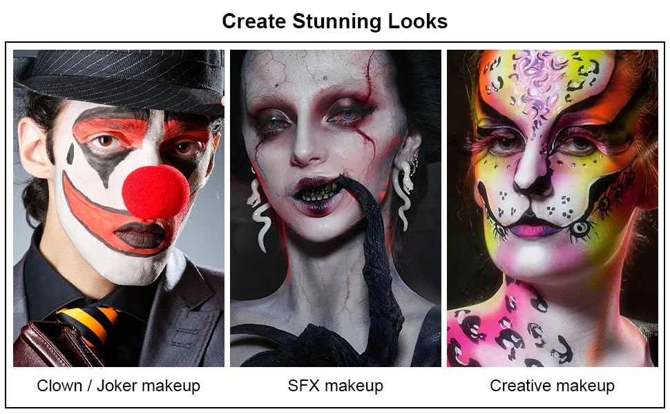 Professional Multi-Color Face and Body Paint Palette