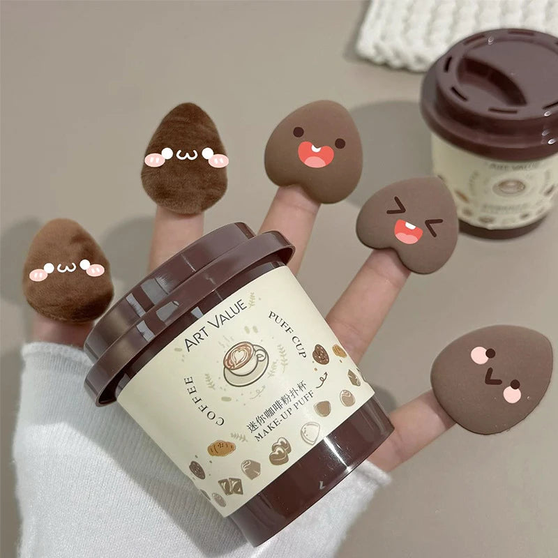 Mini Finger Makeup Sponge Set for Precision Application