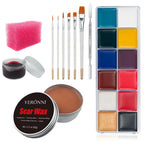 Professional Special Effects Makeup Kit for Halloween and Cosplay