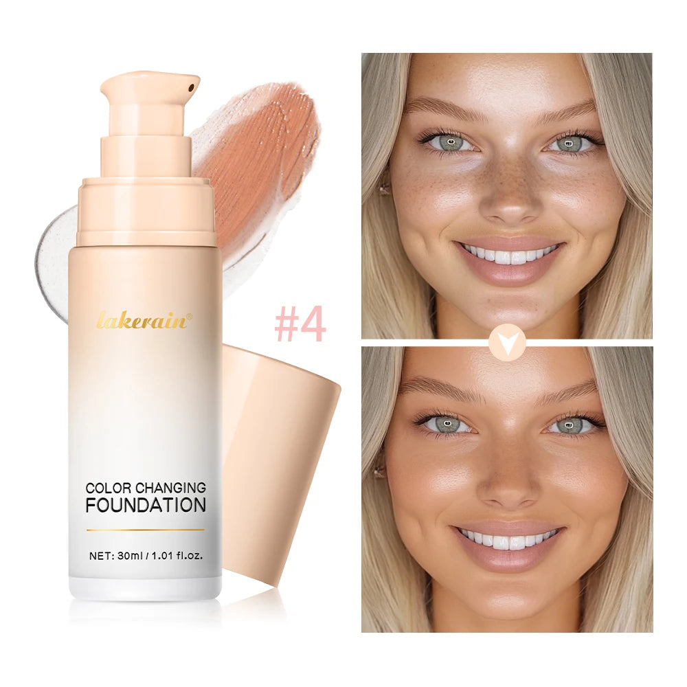 Color-Changing Liquid Foundation for Flawless Skin - 1