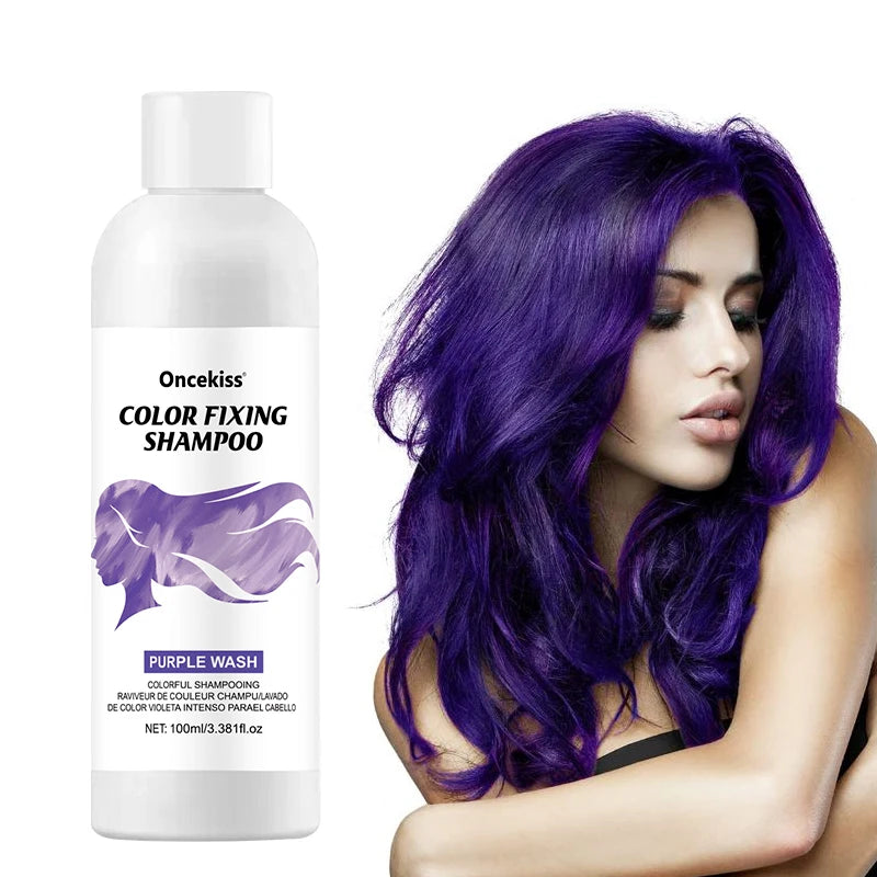 Semi-Permanent Color Depositing Hair Dye Shampoo