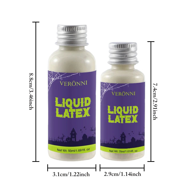 Liquid Latex Makeup Kit for Halloween SFX Scars and Prosthetics