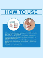 Instant Smile Cosmetic Dentures for Upper and Lower Teeth