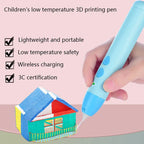 Intelligent Low-Temperature 3D Printing Pen for Kids