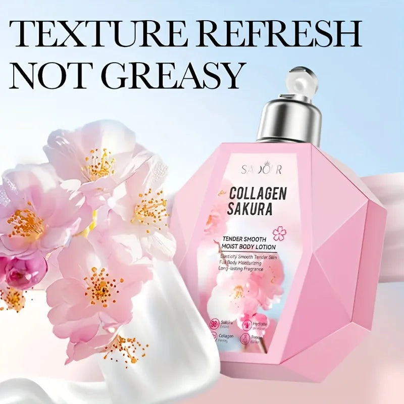 Collagen Sakura Moisturizing Body Lotion for Smooth Skin - 2