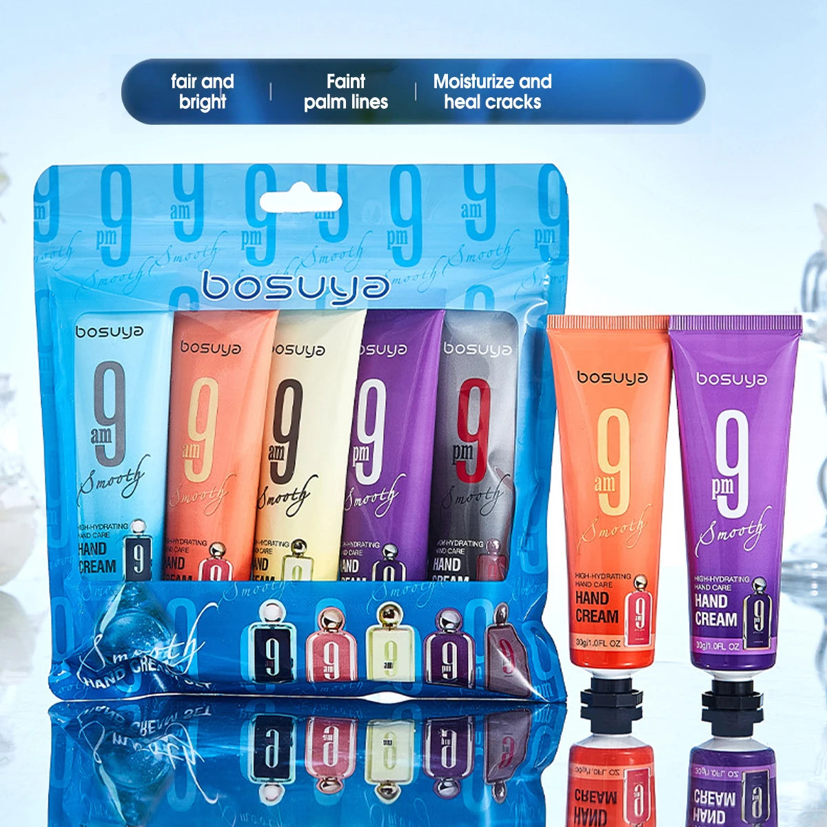 Hydrating Fragrance Hand Cream Set for Soft Skin - 8