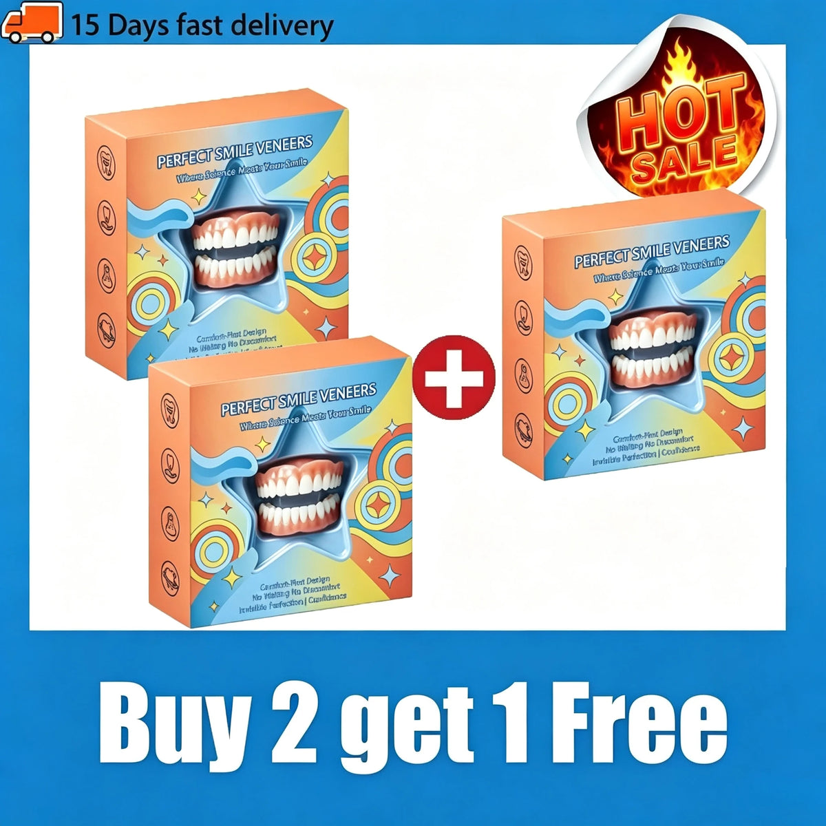 Cosmetic Temporary Smile Veneers for Natural Looking Teeth
