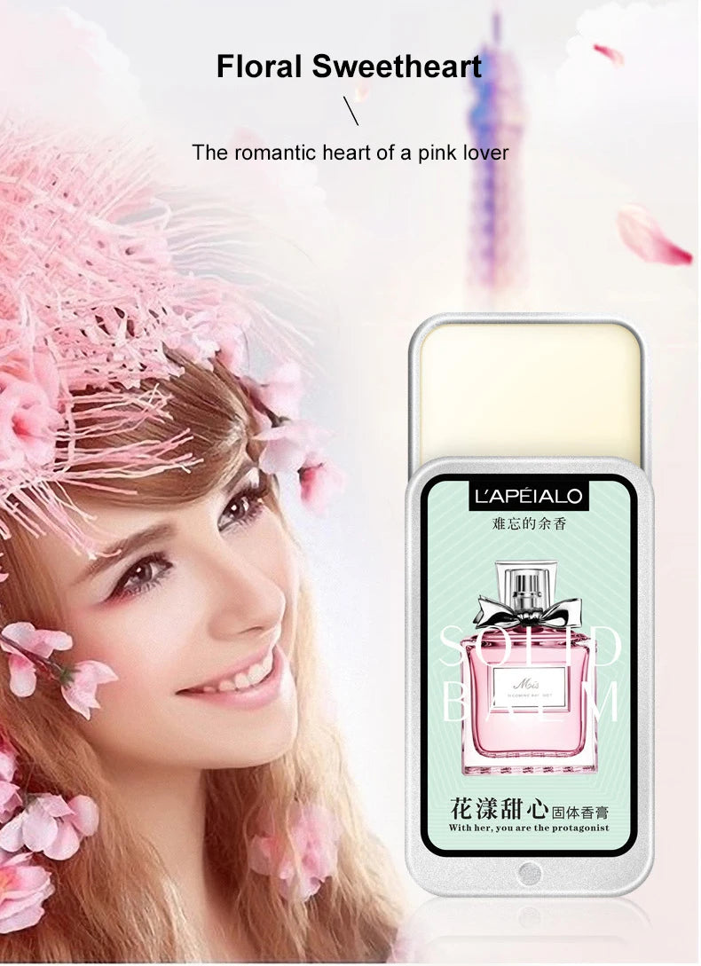 Long-Lasting Portable Solid Perfume Balm for Women